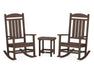 Polywood Polywood Presidential Rocker 3-Piece Set Mahogany Rocking Chair PWS166-1-MA 190609007033