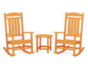 Polywood Polywood Presidential Rocker 3-Piece Set Tangerine Rocking Chair PWS166-1-TA 190609038495