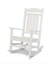 Polywood Polywood Presidential Rocking Chair White Rocking Chair R100WH 845748014434