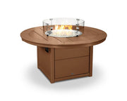 Polywood Polywood Round 48" Fire Pit Table Teak Table CTF48RTE 190609063169