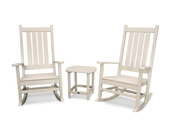 Polywood Polywood Sand Vineyard 3-Piece Rocking Set Sand Rocking Chair PWS355-1-SA 190609058400