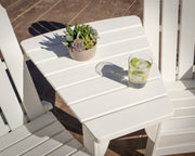 Polywood Polywood Slate Grey Classic Series Angled Adirondack Connecting Table Slate Grey Adirondack Table TT53AGY 190609173561