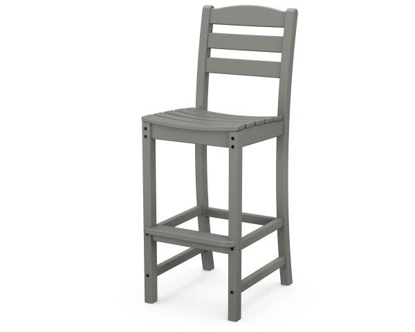 Polywood Polywood Slate Grey La Casa Cafš Bar Side Chair Slate Grey Chair TD102GY 845748025096