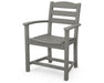 Polywood Polywood Slate Grey La Casa Cafš Dining Arm Chair Slate Grey Arm Chair TD200GY 845748025164