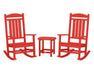 Polywood Polywood Sunset Red Presidential Rocker 3-Piece Set Sunset Red Rocking Chair PWS166-1-SR 190609007064
