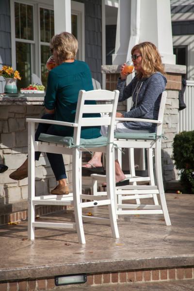 Polywood Polywood Teak La Casa Cafš Bar Arm Chair Teak Arm Chair TD202TE 845748025331