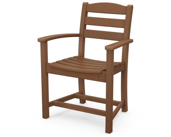 Polywood Polywood Teak La Casa Cafš Dining Arm Chair Teak Arm Chair TD200TE 845748025195