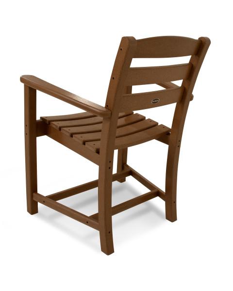 Polywood Polywood Teak La Casa Cafš Dining Arm Chair Teak Arm Chair TD200TE 845748025195