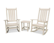 Polywood Polywood Vineyard 3-Piece Rocking Set Sand Rocking Chair PWS355-1-SA 190609058400