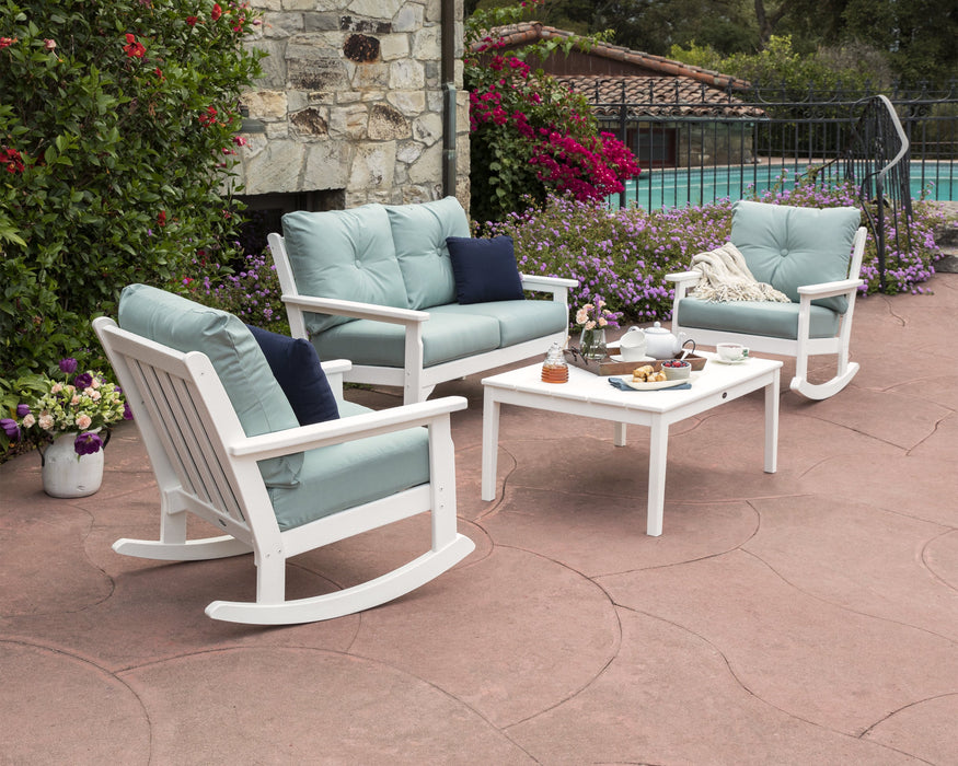 Polywood Polywood Vineyard 4-Piece Deep Seating Rocking Chair Set Rocking Chair