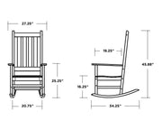 Polywood Polywood Vineyard Porch Rocking Chair Rocking Chair