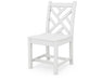 Polywood Polywood White Chippendale Dining Side Chair White Chairs CDD100WH 845748027014