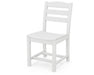 Polywood Polywood White La Casa Cafš Dining Side Chair White Chair TD100WH 845748022101