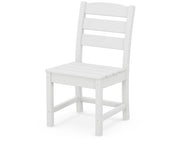 Polywood Polywood White Lakeside Dining Side Chair White Side Chair TLD100WH 190609136269