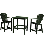 Wildridge Wildridge Classic Recycled Plastic 38" High Dining Table Turf Green Outdoor Table LCC-289-TG