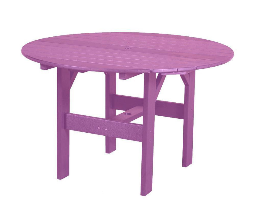 Wildridge Wildridge Classic Recycled Plastic 46" Round Outdoor Table Purple Outdoor Table LCC-279-PU