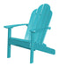 Wildridge Wildridge Classic Recycled Plastic Adirondack Chair Aruba Blue Outdoor Chair LCC-214-AB
