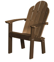 Wildridge Wildridge Classic Recycled Plastic Dining/Deck Chair Tudor Brown Adirondack Deck Chair LCC-252-TB