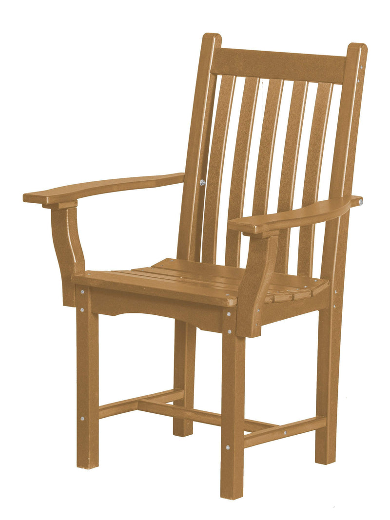 Wildridge Wildridge Classic Recycled Plastic Side Chair with Arms Cedar Chair LCC-254-CE