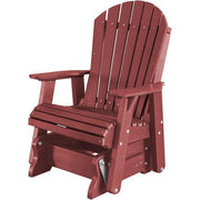 Wildridge Wildridge Heritage 2 ft. Recycled Plastic Single Glider Chair Cherry Outdoor Glider LCC-106-C