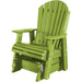 Wildridge Wildridge Heritage 2 ft. Recycled Plastic Single Glider Chair Lime Green Outdoor Glider LCC-106-LMG