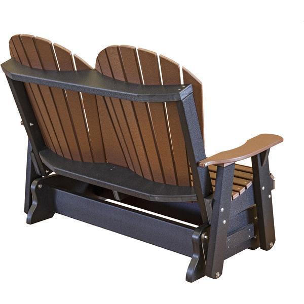 Wildridge Wildridge Heritage 4 ft. Recycled Plastic 2 Seat Glider Chair Outdoor Glider