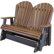 Wildridge Wildridge Heritage 4 ft. Recycled Plastic 2 Seat Glider Chair Outdoor Glider
