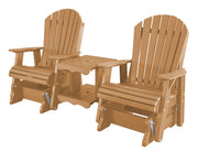 Wildridge Wildridge Heritage 7 ft. Recycled Plastic Double Rock-A-Tee Glider Cedar Outdoor Glider LCC-108-CE