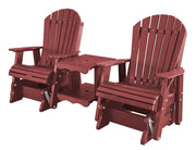 Wildridge Wildridge Heritage 7 ft. Recycled Plastic Double Rock-A-Tee Glider Cherry Outdoor Glider LCC-108-C