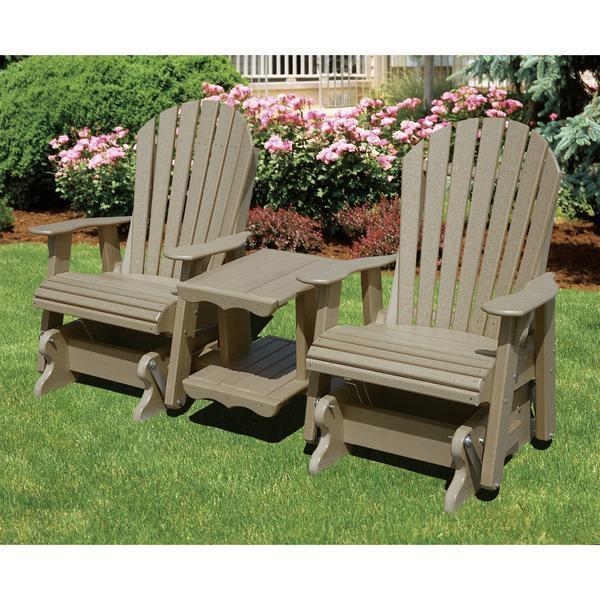 Wildridge Wildridge Heritage 7 ft. Recycled Plastic Double Rock-A-Tee Glider Outdoor Glider