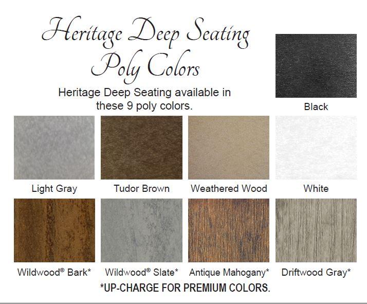 Wildridge Wildridge Heritage Deep Seating Swivel Rocker With Cushions Swivel Rocker