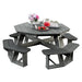 Wildridge Wildridge Heritage Octagon Picnic Table Dark Gray Outdoor Table LCC-164-DAG