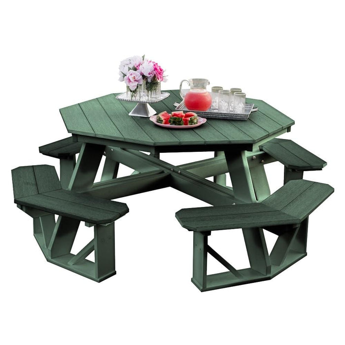 Wildridge Wildridge Heritage Octagon Picnic Table Turf Green Outdoor Table LCC-164-TUG