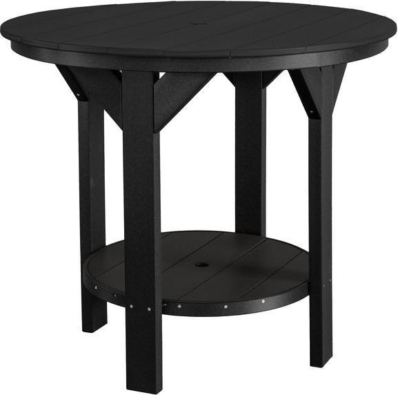 Wildridge Wildridge Heritage Outdoor 42" Pub Table Black Wood Pub Table LCC-179-BLW