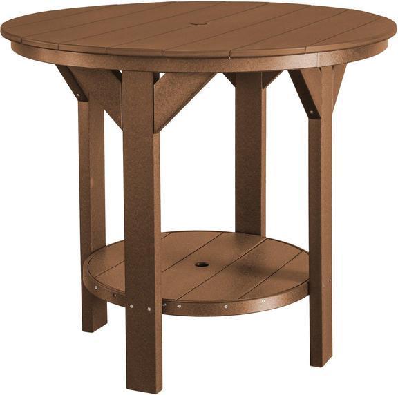 Wildridge Wildridge Heritage Outdoor 42" Pub Table Tudor Brown Pub Table LCC-179-TUB