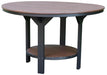 Wildridge Wildridge Heritage Outdoor 60" Pub Table Weatherwood on Tudor Brown Tables LCC-178-WWB
