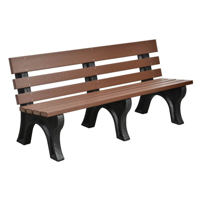 Wildridge Wildridge Heritage Outdoor Park Bench Weathered Wood Outdoor Bench LCC-125-WW