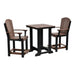 Wildridge Wildridge Heritage Outdoor Patio Set Weatherwood on Tudor Brown Patio Set LCC-170-WWB