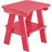 Wildridge Wildridge Heritage Recycled Plastic 2 Tier End Table Dark Pink End Table LCC-120-DP