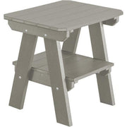 Wildridge Wildridge Heritage Recycled Plastic 2 Tier End Table Light Gray End Table LCC-120-LG