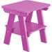 Wildridge Wildridge Heritage Recycled Plastic 2 Tier End Table Purple End Table LCC-120-PU