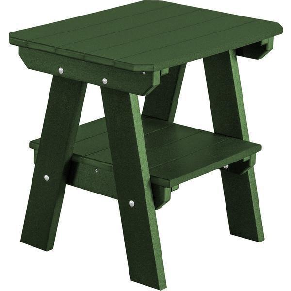 Wildridge Wildridge Heritage Recycled Plastic 2 Tier End Table Turf Green End Table LCC-120-TG