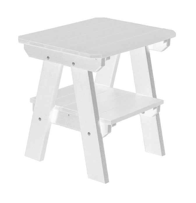 Wildridge Wildridge Heritage Recycled Plastic 2 Tier End Table White End Table LCC-120-WH