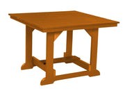 Wildridge Wildridge Heritage Recycled Plastic 44Inch x 44Inch Table Bright Orange Tables LCC-187-BO
