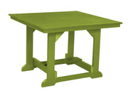 Wildridge Wildridge Heritage Recycled Plastic 44Inch x 44Inch Table Lime Green Tables LCC-187-LMG