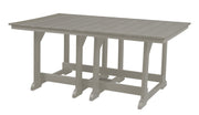 Wildridge Wildridge Heritage Recycled Plastic 44Inch x 72Inch Table Light Gray Tables LCC-189-LG