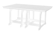 Wildridge Wildridge Heritage Recycled Plastic 44Inch x 72Inch Table White Tables LCC-189-WH