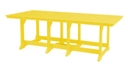 Wildridge Wildridge Heritage Recycled Plastic 44Inch x 94Inch Table Lemon Yellow Tables LCC-191-LY