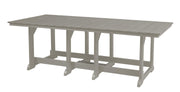 Wildridge Wildridge Heritage Recycled Plastic 44Inch x 94Inch Table Light Gray Tables LCC-191-LG