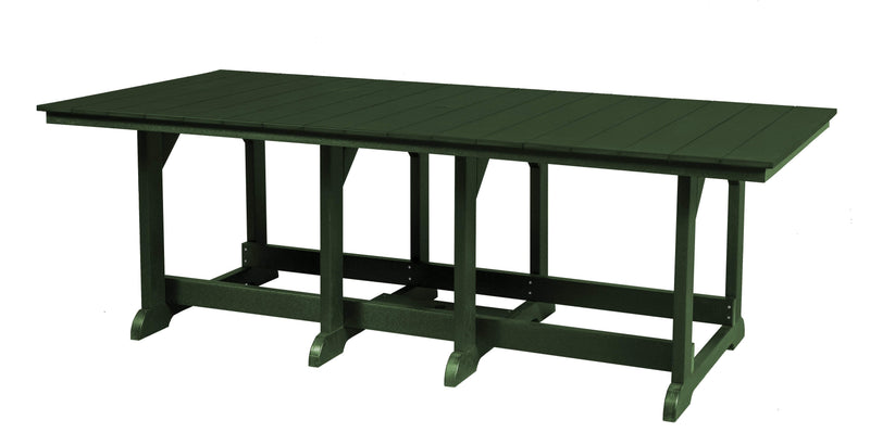 Wildridge Wildridge Heritage Recycled Plastic 44Inch x 94Inch Table Turf Green Tables LCC-191-TG